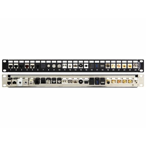 DELOCK keystone patch panel 43277, 19
