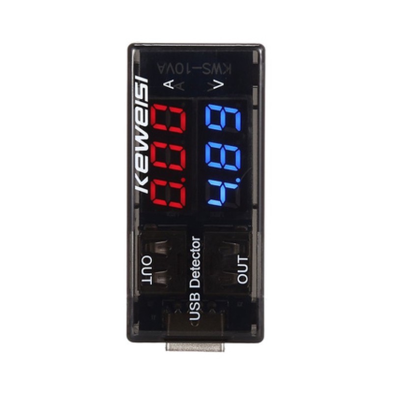 KEWEISI Συσκευή ελέγχου θύρας USB KWS-10VA, 2x USB Output, 3-9V