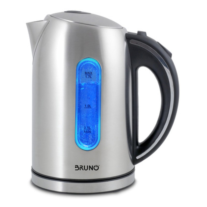 BRUNO ηλεκτρικός βραστήρας BRN-0028, 2200W, 1.7lt, βάση 360°, LED
