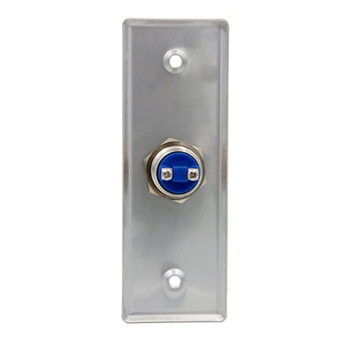 SECUKEY Χωνευτό μπουτόν SCK-CBUTTON1, 3Α, ασημί