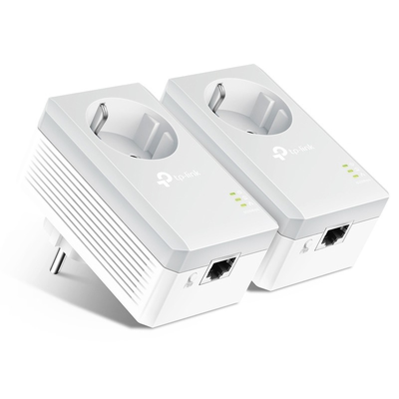 TP-LINK AV600 Passthrough Powerline Starter Kit TL-PA4010P, Ver. 4.0