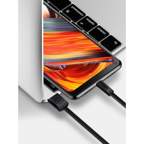 USAMS καλώδιο USB σε Lightning US-SJ199, 2A, 1.2m, μαύρο