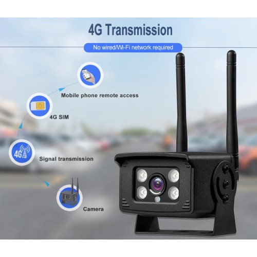 INNOTRONIC smart 4G κάμερα ICH-B30H, 5MP Sony, αδιάβροχη IP66, micro SD