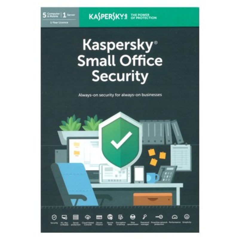 KASPERSKY Small Office Security ESD, 5 PC, 5 mobile & 1 server, 1 έτος