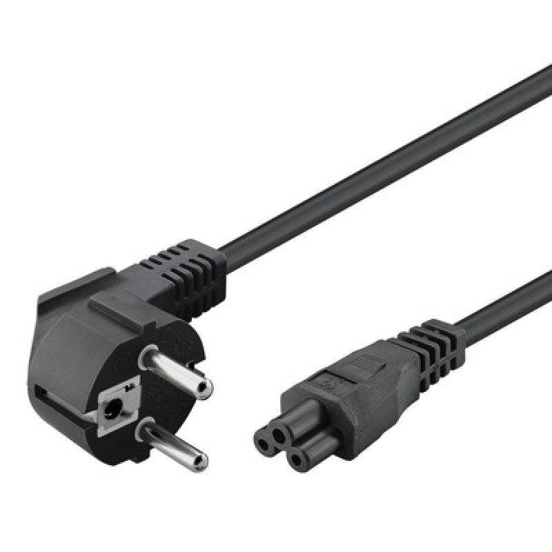 POWERTECH καλώδιο τροφοδοσίας CAB-P027, CCA, 3x 0.75mm, 1.5m, μαύρο