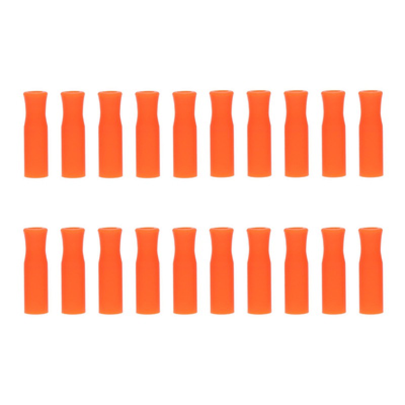 POWERTECH στόμιο σιλικόνης για μεταλλικά καλαμάκια CLN-0046, 20τμχ