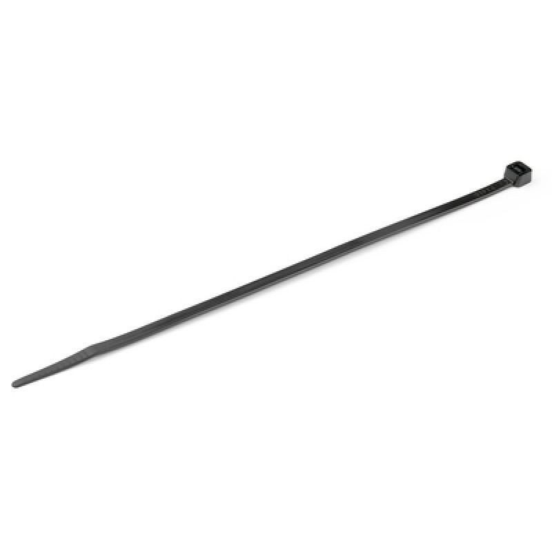 POWERTECH δεματικά καλωδίων TIES-060, 400x4.8mm, μαύρα, 100τμχ