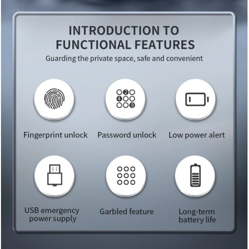 KERONG ηλεκτροπύρος KR-S1030, συνδυασμού & fingerprint, μαύρος