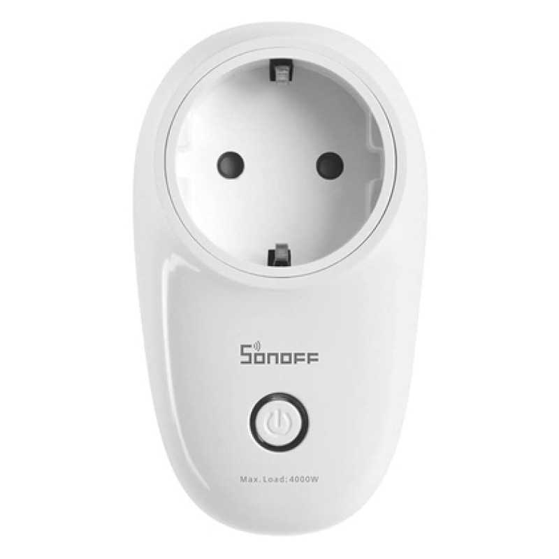 SONOFF smart αντάπτορας ρεύματος S26R2ZBTPF μονός, ZigBee, 4000W, λευκός