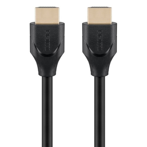 GOOBAY καλώδιο HDMI 2.1 61639, Ethernet ARC 8K/60Hz 48 Gbps, 1.5m, μαύρο