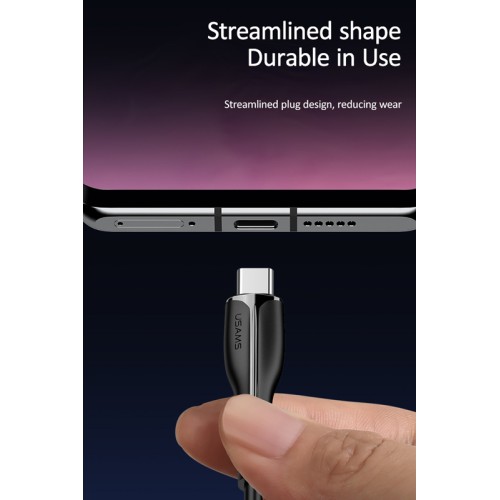 USAMS καλώδιο USB-C σε USB US-SJ372, 2A, 1m, λευκό