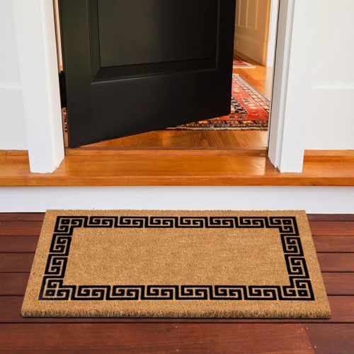 HOME USE πατάκι εισόδου HUH-0206, αντιολισθητικό, 75x45cm, 8mm πάχος, καφέ