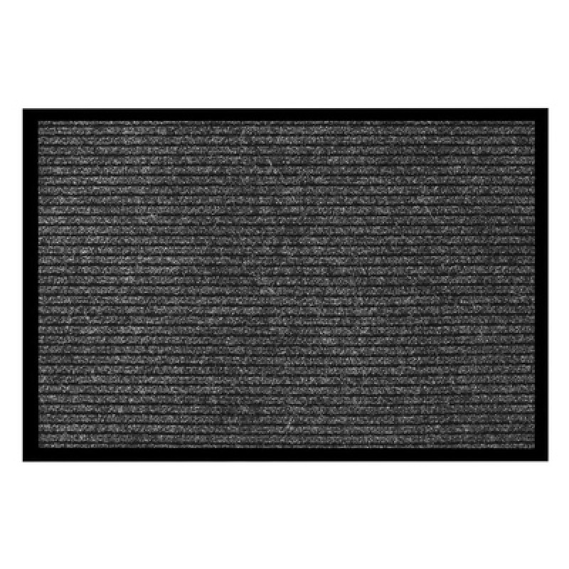 HOME USE πατάκι εισόδου HUH-0207, αντιολισθητικό, 60x40cm, 6mm πάχος, γκρι