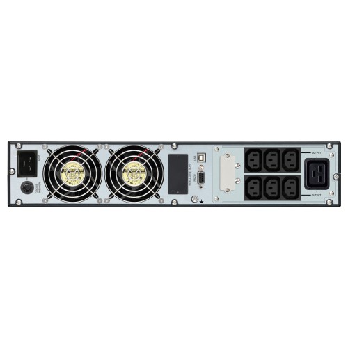POWERTECH UPS On Line PT-1359 για rack 2U, με οθόνη, 3000VA/2700W, 7x DC output