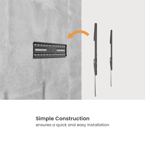 POWERTECH επιτοίχια βάση τηλεόρασης PT-1371, 37-86