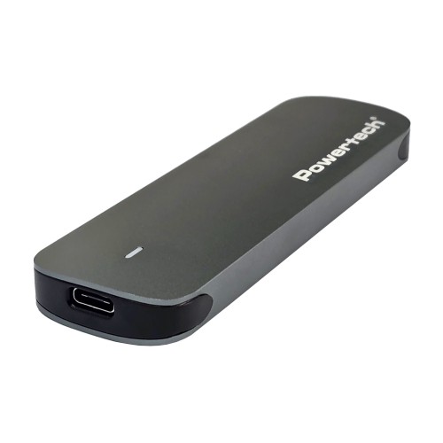 POWERTECH θήκη για M.2 SATA SSD PT-1374, 6Gbps, γκρι