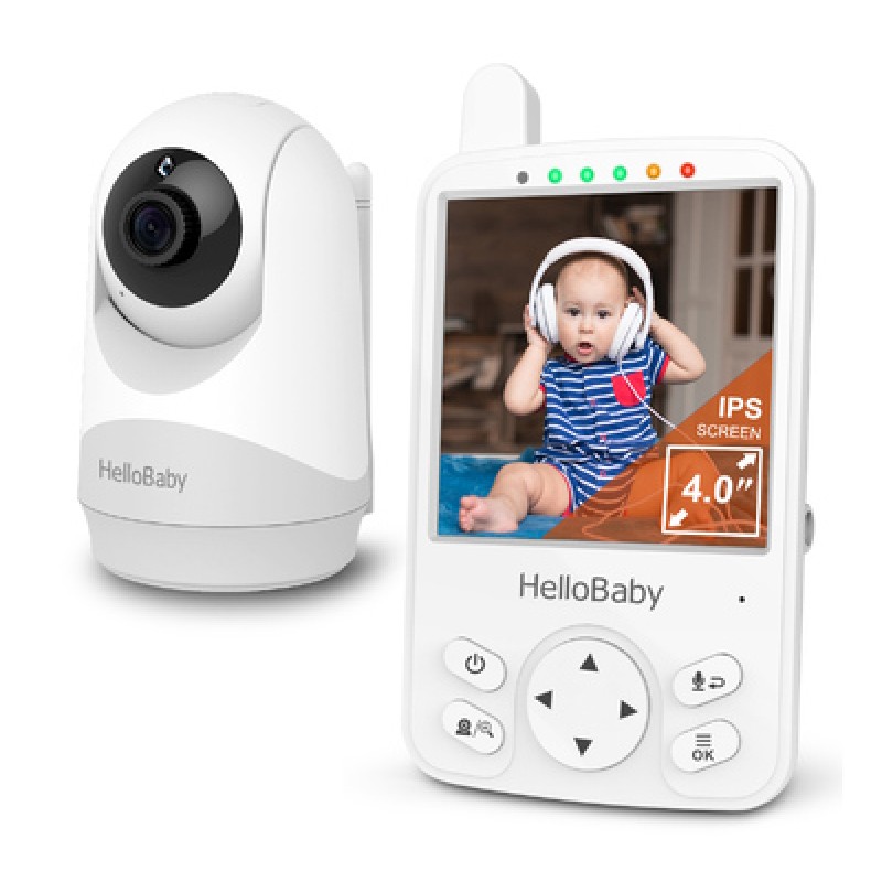 HELLOBABY ενδοεπικοινωνία μωρού HB6241 με κάμερα & οθόνη 4