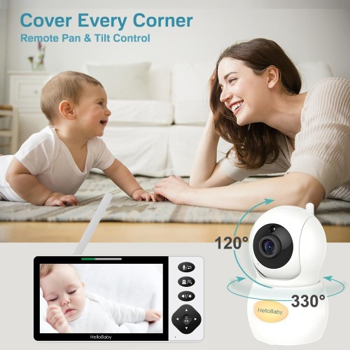 HELLOBABY ενδοεπικοινωνία μωρού HB6084L με κάμερα & οθόνη 5.5