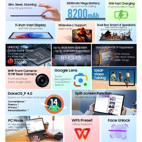 BLACKVIEW tablet Tab 9 WiFi, 11