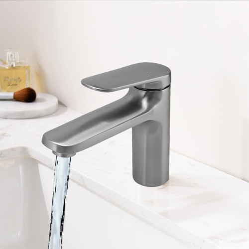 BRUNO μπαταρία νιπτήρα M11570-235C, αναμεικτική, ασημί