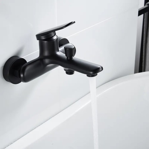 BRUNO μπαταρία τοίχου μπάνιου M31570-235H, αναμεικτική, μαύρη