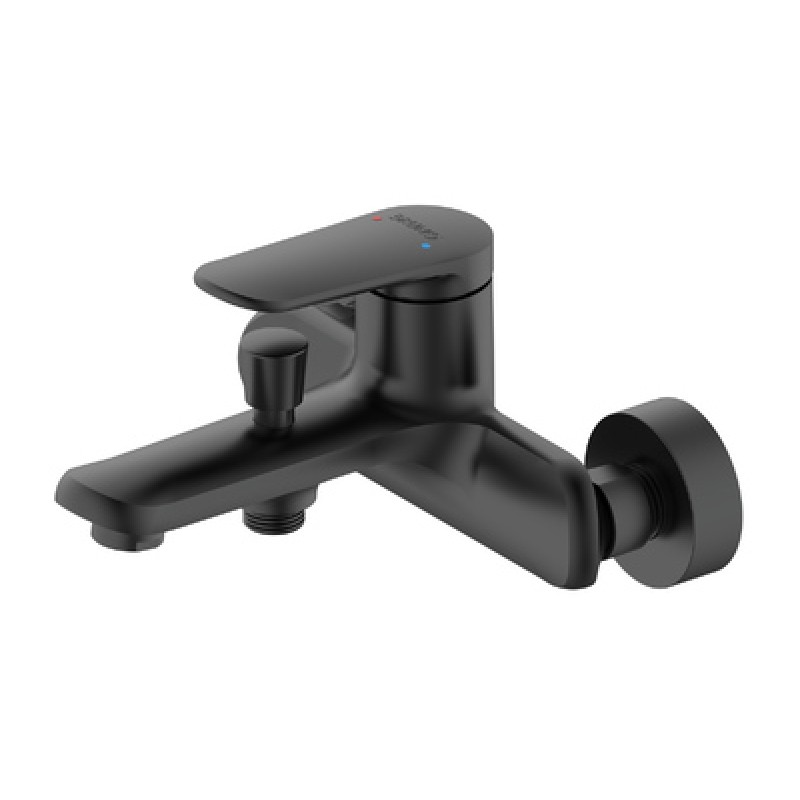 BRUNO μπαταρία τοίχου μπάνιου M31570-235H, αναμεικτική, μαύρη