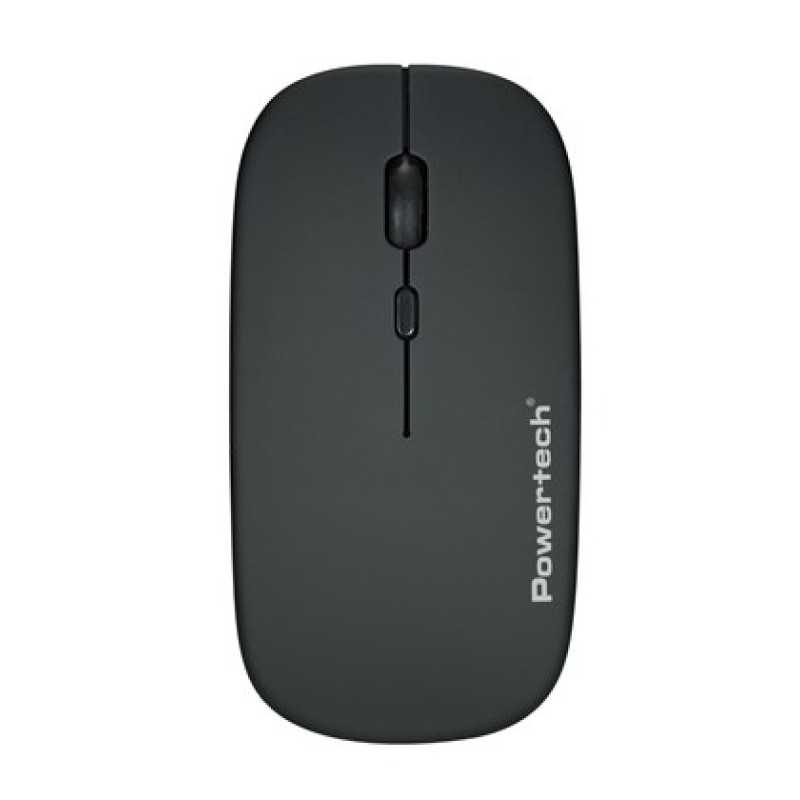 POWERTECH ασύρματο ποντίκι PT-1381, 2.4GHz & Bluetooth, έως 1600DPI, 500mAh, μαύρο