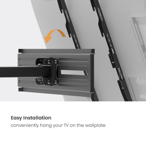 POWERTECH επιτοίχια βάση τηλεόρασης PT-1389, 37-80