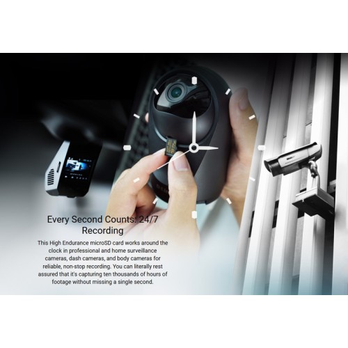 SILICON POWER κάρτα μνήμης microSDHC High Endurance, 64GB, Class 10 UHS-I U3 A1 V30