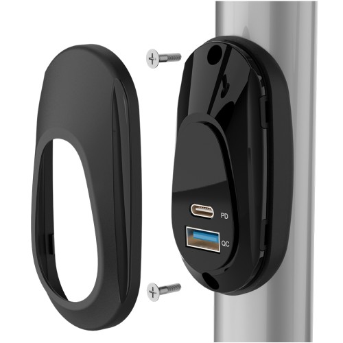 POWERTECH πρίζα USB για σκάφη & οχήματα PTL-026, USB & USB-C