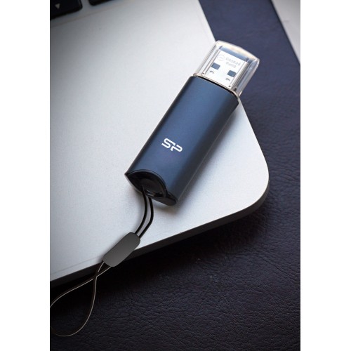SILICON POWER USB Flash Drive Marvel M02, 256GB, USB 3.2, μπλε