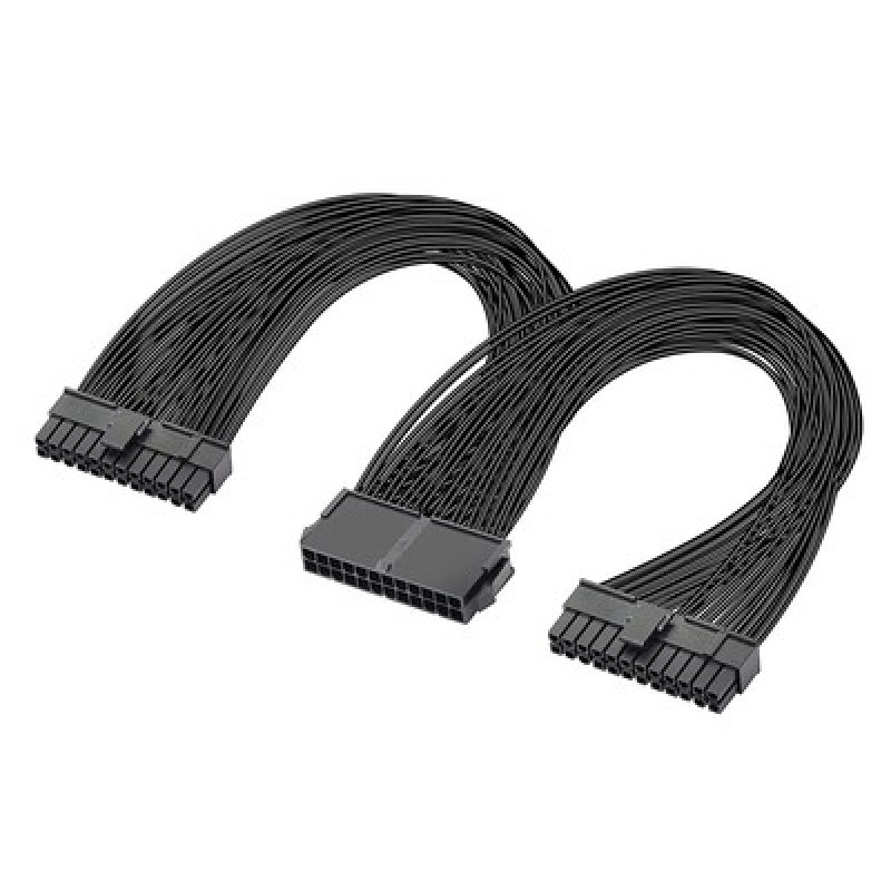 POWERTECH καλώδιο μητρικής 24pin σε 2x 24pin CAB-W052, 0.25m