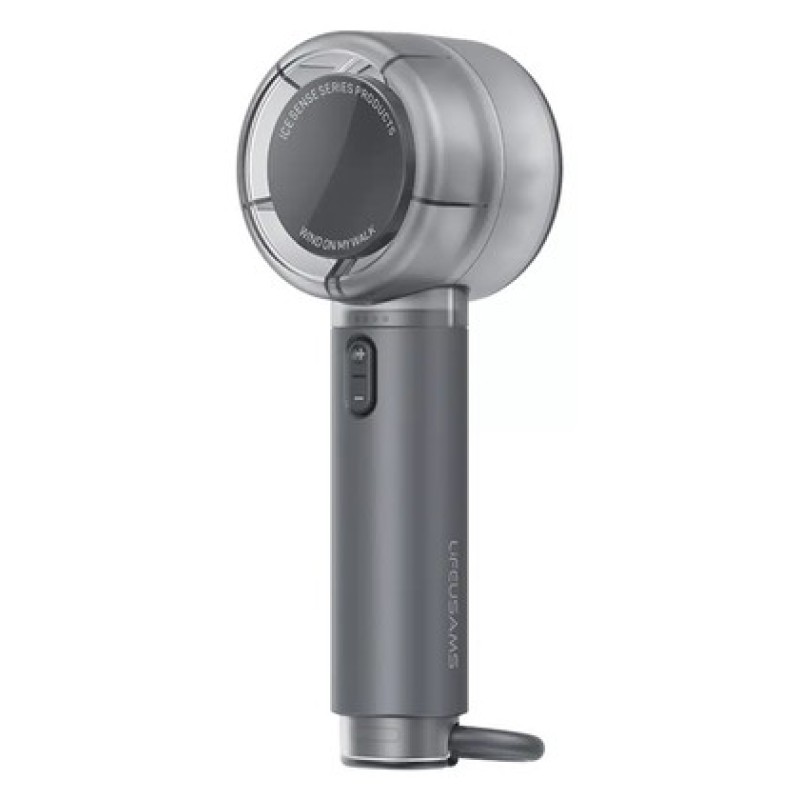 USAMS φορητός ανεμιστήρας LU01 με 5 ταχύτητες, 2000mAh, μαύρος