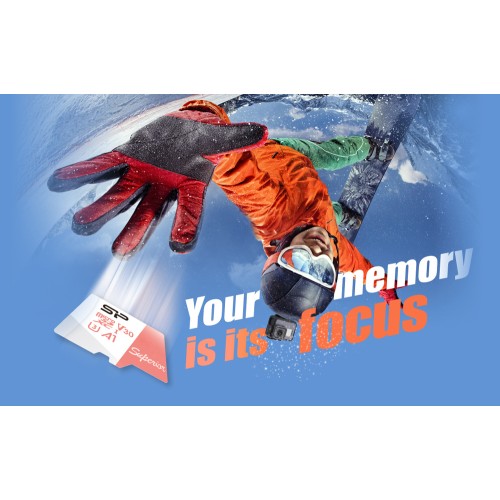 SILICON POWER κάρτα μνήμης microSDXC Superior, 128GB, C10 UHS-I U3 A1 V30