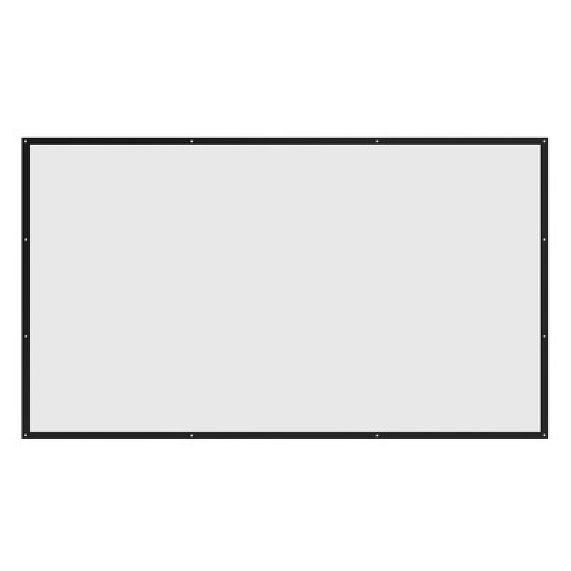 BRATECK οθόνη προβολής projector τοίχου PEGA100, 221x124cm, 16:9/100