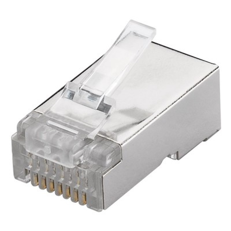 GOOBAY βύσμα RJ45 93829, CAT 6 STP, μεταλλικό, 10τμχ