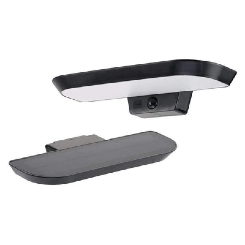 POWERTECH LED ηλιακό φωτιστικό PT-1516 με αισθητήρα κίνησης, 6W, 2000mAh, μαύρο