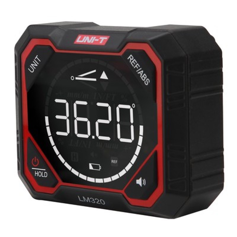 UNI-T ψηφιακό γωνιόμετρο laser LM320E, 4x90°, μαγνητικό σώμα, 1000mAh