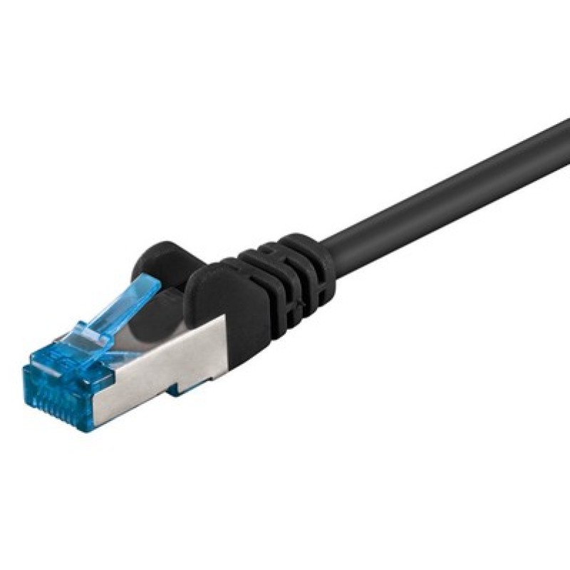GOOBAY καλώδιο δικτύου 93820, CAT 6A S/FTP, 500MHz, Copper, 5m, μαύρο