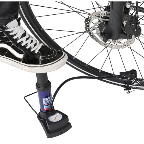 ALCA τρόμπα ποδιού 201300 με μανόμετρο, 160PSI, μπλε