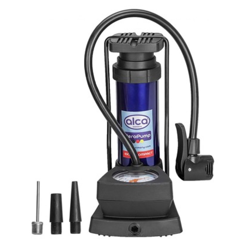 ALCA τρόμπα ποδιού 201300 με μανόμετρο, 160PSI, μπλε