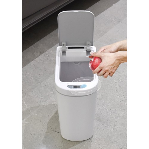 HOME USE κάδος απορριμμάτων HUH-0255 με φωτοκύτταρο, 7lt, λευκός