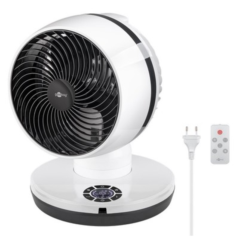 GOOBAY ανεμιστήρας δαπέδου 59515 με χειριστήριο, 23cm, 70W, λευκός
