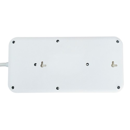 POWERTECH πολύπριζο ασφαλείας PT-1534, 8 θέσεων, 16A, 1.5m, λευκό