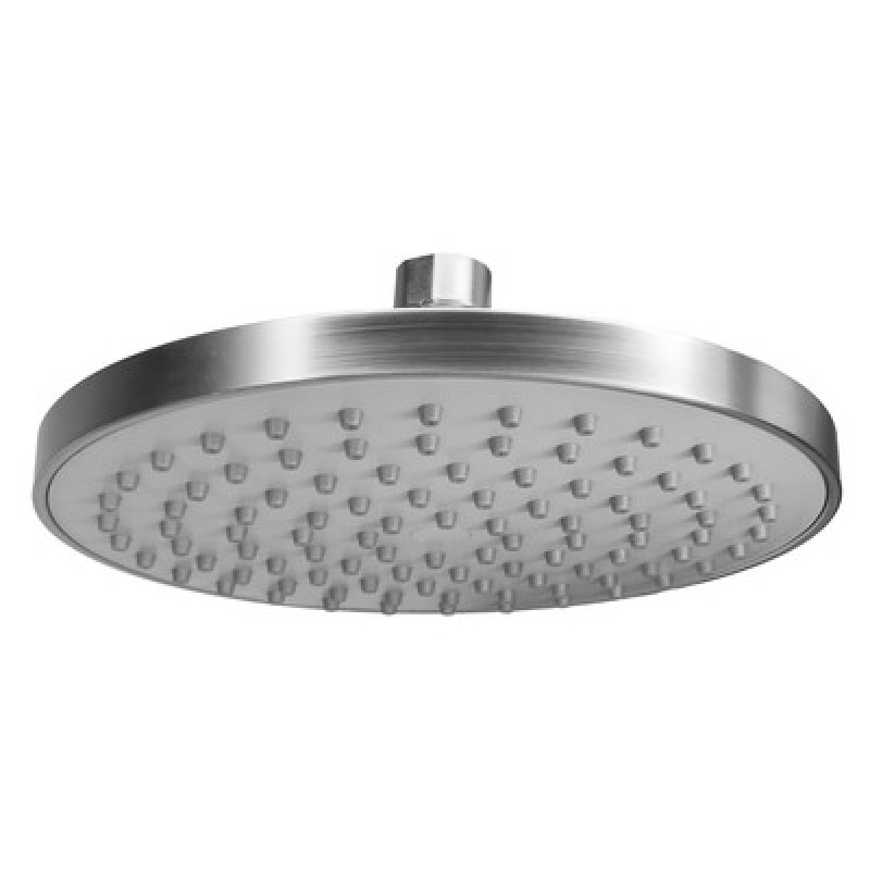 BRUNO κεφαλή ντους BRN-0267, πλαστική, στρογγυλή, Φ 20cm, ασημί