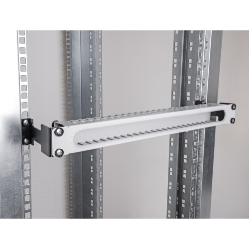 DELOCK αντάπτορας επέκτασης βάθους για rack 67272, έως 10cm, 1U, μαύρο