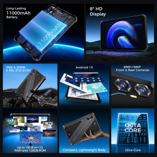 OUKITEL tablet RT3 Plus, 8