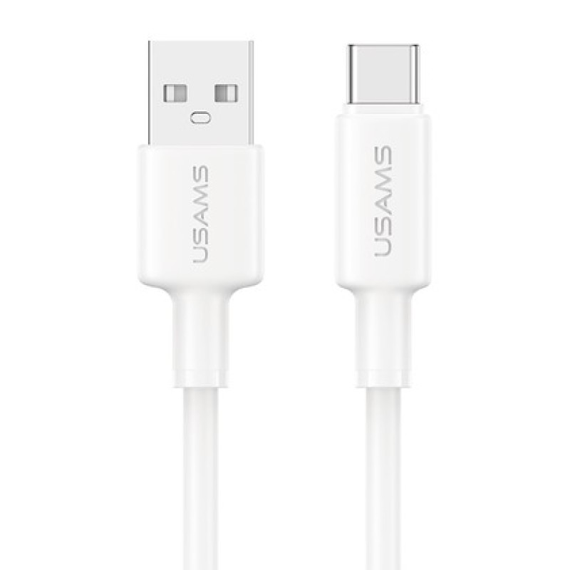 USAMS καλώδιο USB-C σε USB SJ761, 3A 18W, 480Mbps, 1m, λευκό