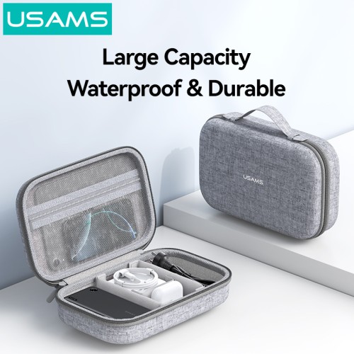 USAMS θήκη tablet και οργάνωσης αξεσουάρ Jane05, 265x167x72mm, γκρι