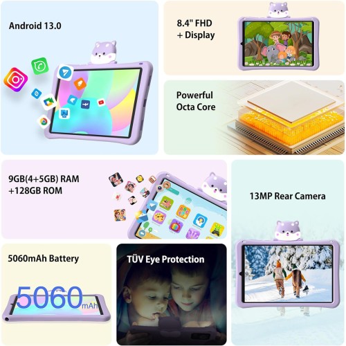 DOOGEE tablet T20 Mini Kids, 8.4